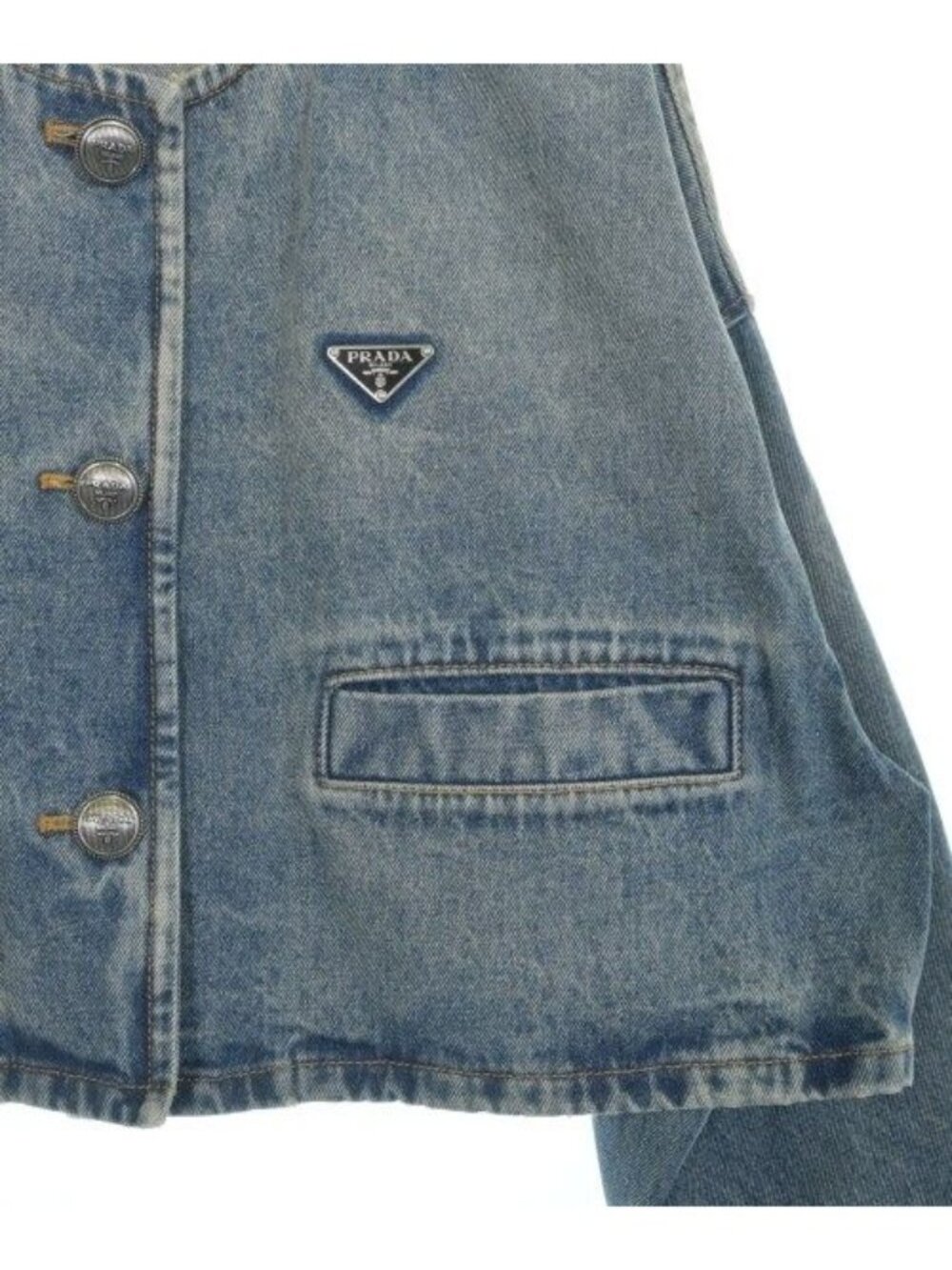 Prada Denim Jacket Blue - Picture 5 of 7